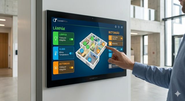 Épületautomatizálás működés közben